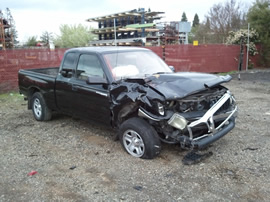 2001 TOYOTA TACOMA SR5, XTRA CAB, 2.4 L ENGINE, AUTOMATIC TRANS, 2WD, COLOR BLACK STK # T11311